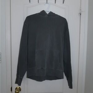 old navy vintage grey wash heavyweight hoodie